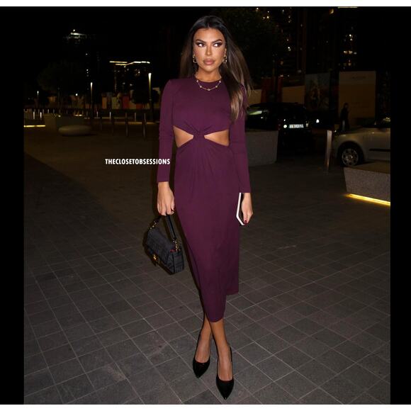 ZARA BLOGGER FAVE!!! Stretchy Long Dress NWT - Picture 13 of 16